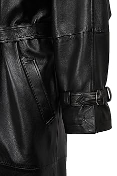 ジャケット・アウター real leather maxi long coat LeatherCraze Genuine Cowhide Long Leather Trench Coat - Full